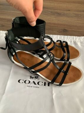 Coach Nillie Gladiator Sandals Ankle Gladiator women’s Sandals size 8.5B